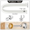 2 Pcs RV Door Straps with 4 Pcs Button Snap