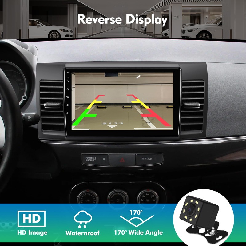 10.1 Inch IPS Touchscreen Android 12 Car Stereo for Mitsubishi