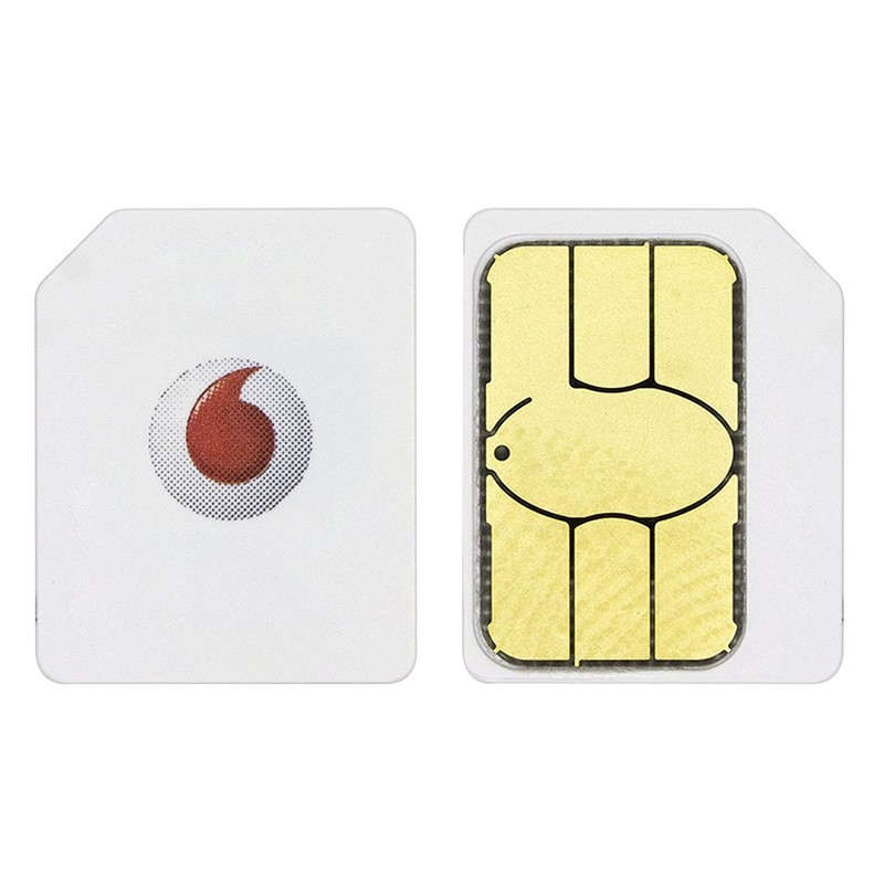Vodafone Pay As You Go - Includes Standard, Micro &