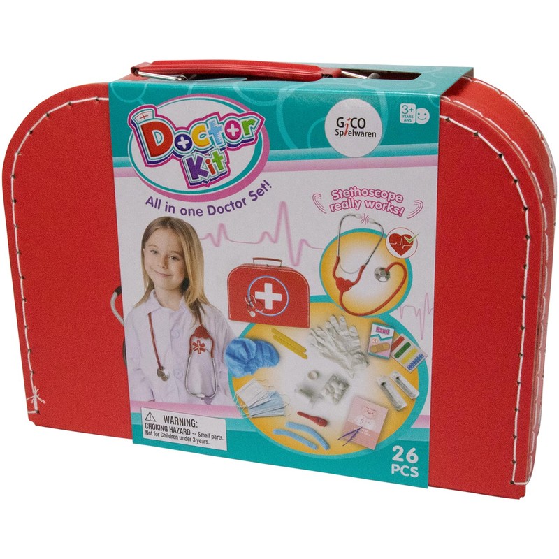 37352 Children's Doctor's Case 26-Piece Set with Many Accessories and