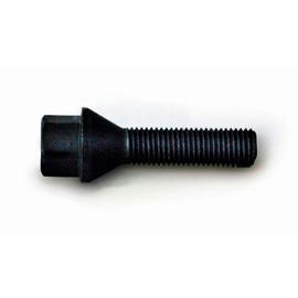 H&R Wheel Bolt Taper Seat M12 x 1.50 Length 43 mm Black