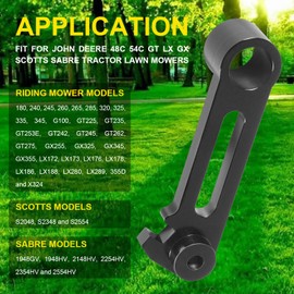 Deck Pulley Idler Arm M143350 for John Deere 48C 54C GT LX GX GT242 GX255 GX345 LX172 LX188 LX280 Scotts Sabre Tractor Lawn Mowers