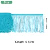 M METERXITY Chainette Fringe Trim, 10 Yards of 4" Polyester