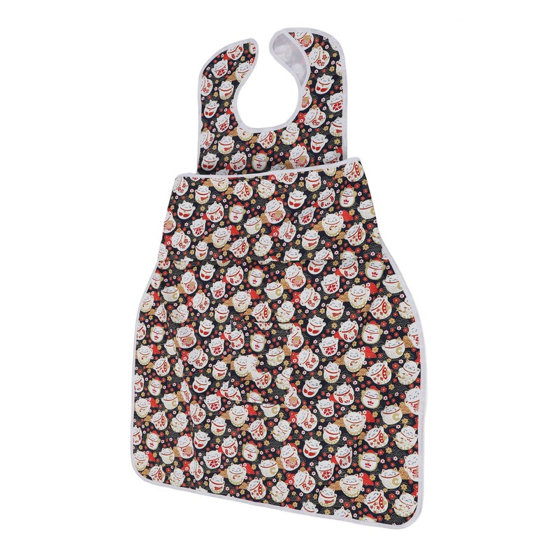 Adult Bib for Elderly Washable Bib Reusable Waterproof Clothing Protector
