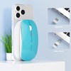 Uciefy Q5 Slim Rechargeable Wireless Mouse, 2.4G Optical Silent Ultra