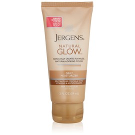 Jergens Natural Glow Revitalizing Daily Moisturizer, Fair to Med, Trial Size - 2 oz - 2 pk