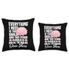 Pink Dahlia Plants Dahlia Seeds Live Gardener Dahlias Throw Pillow