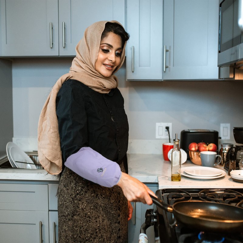 2pairs Cleaning Oversleeve Dishes Reusable Practical Re Guard Covers Women