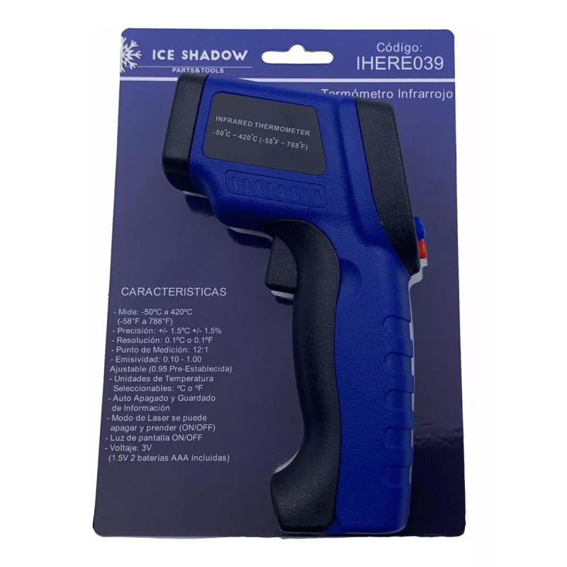 Termómetro Digital Infrarrojo Pistola Laser -50°c A 420°c