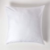 HOMESCAPES White Pure Egyptian Cotton Euro Size Pillowcase 80 x