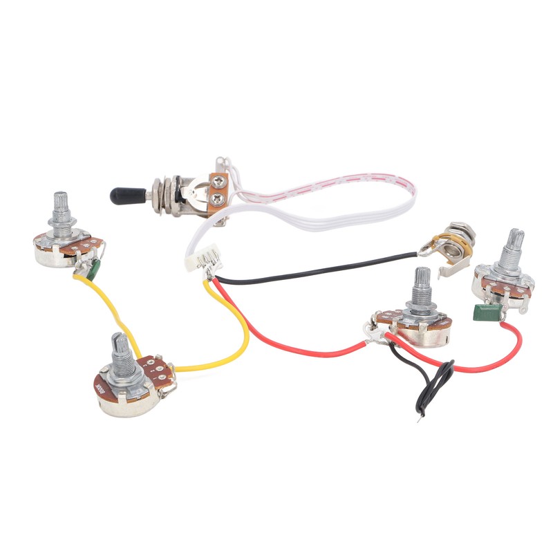 Electric Guitar Wiring Harness Kit 3 Way Toggle Switch 500K