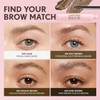CoverGirl Clean Fresh Brow, 600 Dark Brown, Eyebrow Gel, Long-Lasting,