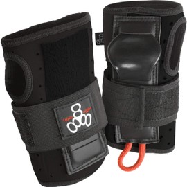 Triple Eight RD Wristsaver Wrist Guards for Roller Derby and Skateboarding (1 Pair), Medium, Black