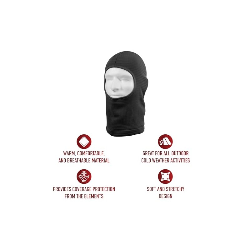 Rothco Military ECWCS Gen III Level 2 Balaclava, Black