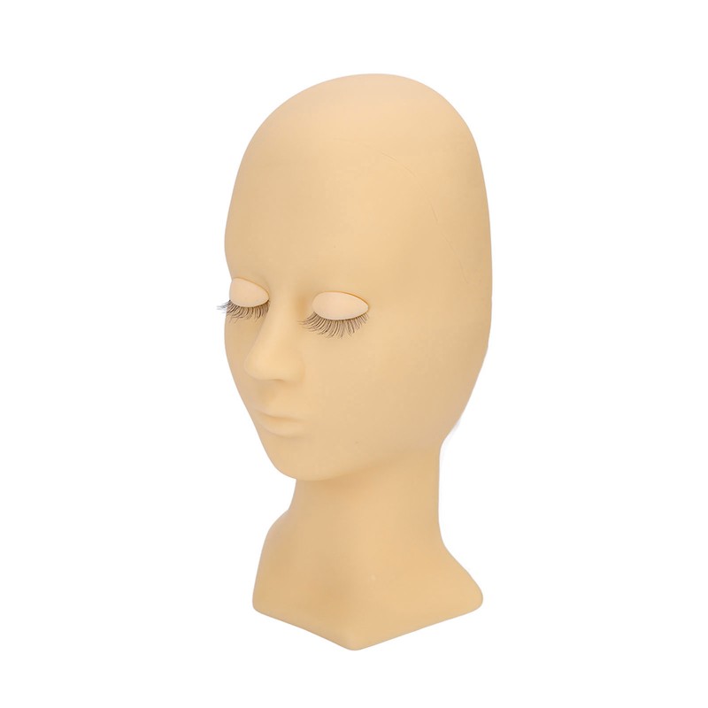 Eyelash Mannequin Head High Simulation Elastic Washable Soft Silicone Makeup