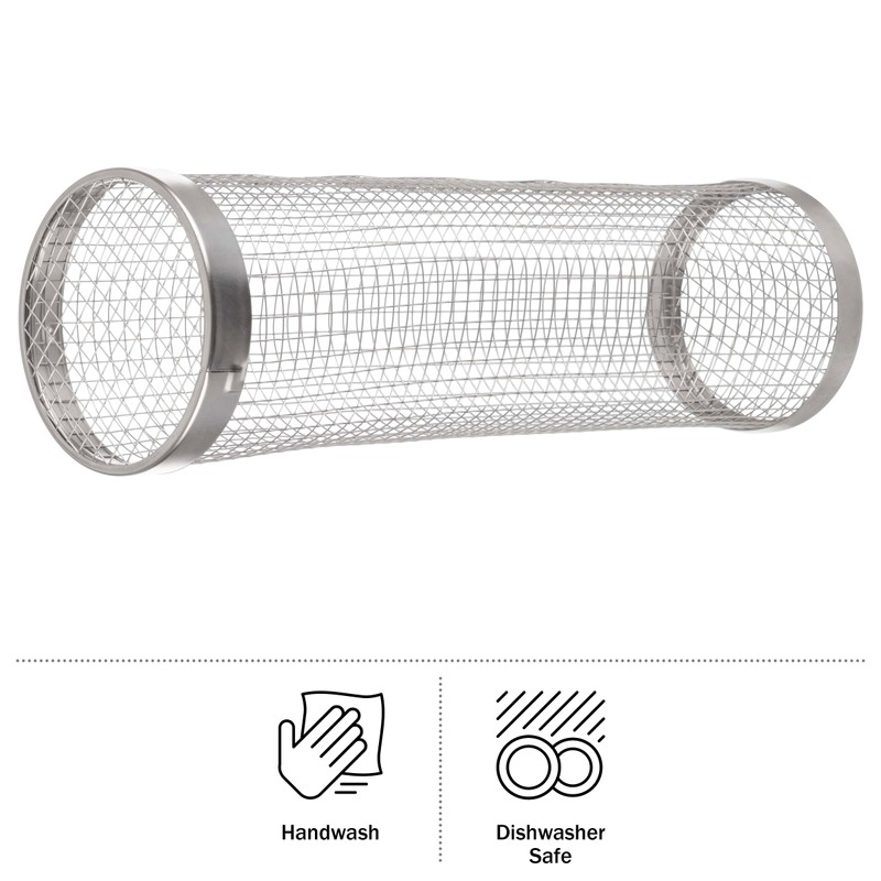 Home-Complete Grill Baskets for Outdoor Grill - Set of 3