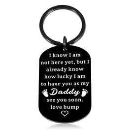 First Fathers Day Gift from Wife New Dad Gifts Baby Announcement Pregnancy Gifts for Dad Husband Father Day Gifts from Daughter Son First-time Daddy Daddy To Be Gifts Valentine Christmas Gifts