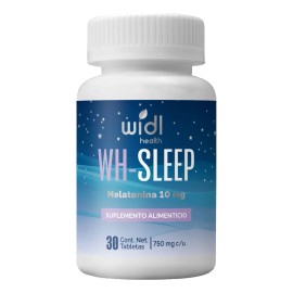Melatonina Widl Health Máx Potencia Pastillas Dormir Mejora Descanso Sabor