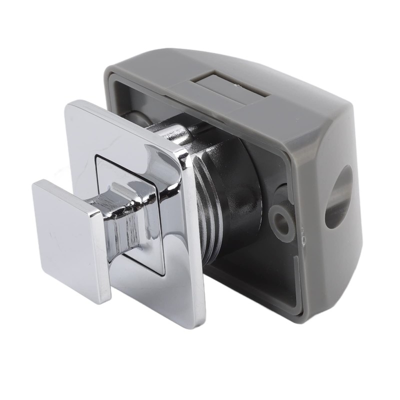 Tissting Zip Push Button Cabinet Lock, Keyless Cabinet Knobs Locks