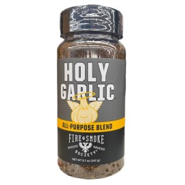 Fire & Smoke Society Holy Garlic All Purpose Seasoning Blend 8.7 oz