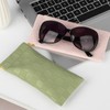 Sightor Sunglasses Case, 2 Pcs Soft Eyeglass Cases Checkered Sunglass