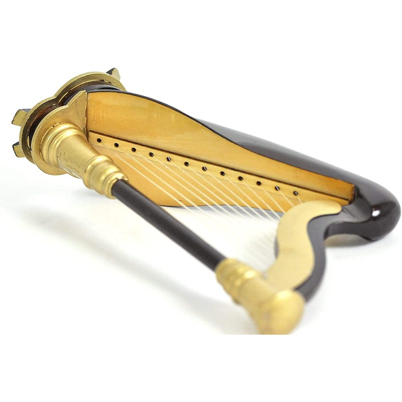 Sunrise Sound House Miniature Musical Instrument Harp, 5.9 inches (15