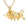 XSMZB Bull Urn Necklace for Ashes of Loved One Stainless