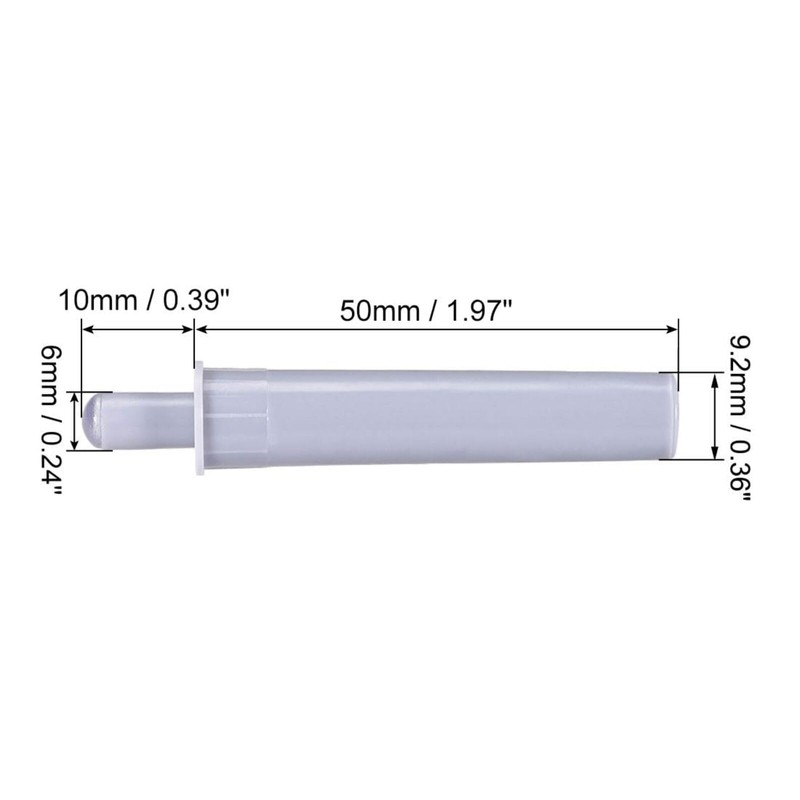 Damper Buffers Soft Quiet Close for Cabinet Door Drawer Gray