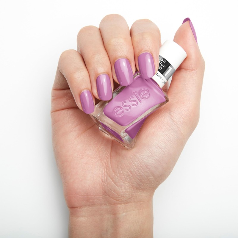 essie Gel Couture 2-Step Longwear Nail Polish, Dress Call, Purple