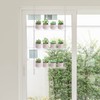 Sumerflos 3-Tier Acrylic Window Boxes Plant Shelves for Windows, Acrylic