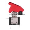 Qiilu 12V 20A Racing Car Red Cover LED Light SPST