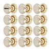 500set Metal Studs Rivets 8mm DIY Iron Double Flat Uniform