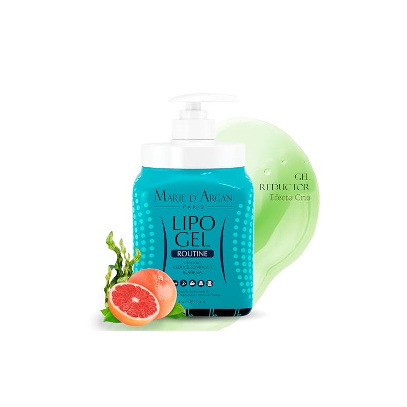 Marie d’Argan Gel Corporal Reductor Lipo Gel Routine 454 ml,