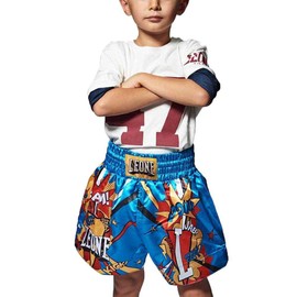 LEONE 1947 unisex kids hero short, lightblue