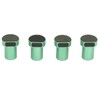 4 Pcs 19mm Bench Dog Green Aluminum Alloy Workbench Peg