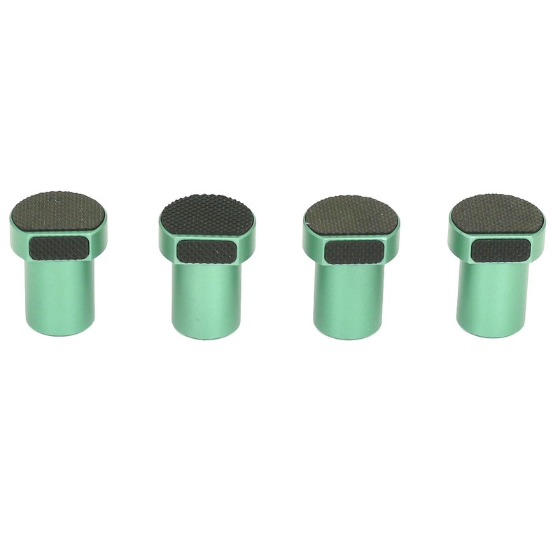 4 Pcs 19mm Bench Dog Green Aluminum Alloy Workbench Peg