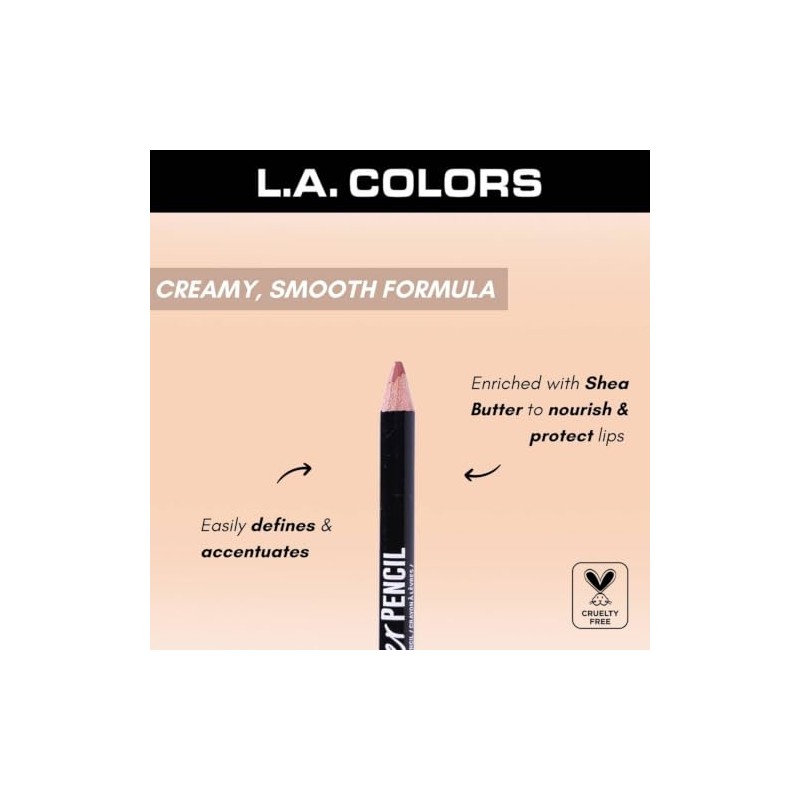 L.A. Colors Forever Red #506 Smooth Smudge-proof Long-lasting Lipliner Pencil