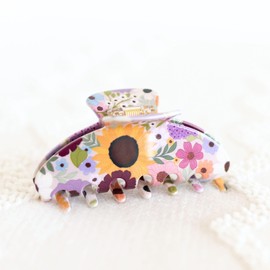 Elyse Breanne Design, 4 Inch, All Hair Types, Strong Hold, Fashion, Styling, Hair Accessory, Claw Clip, Rainbow Garden