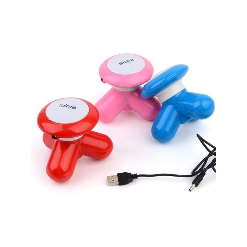 소형 미니마사지기 USB 진동 안마 바디 휴대용 지압 마사지기 색상랜덤