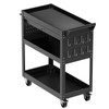 VEVOR 4-Tier Tool Cart with Wheels, 350 lbs Load Capacity,