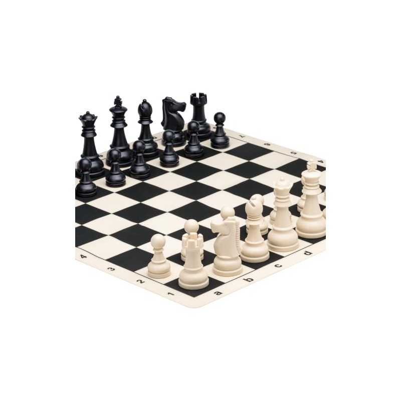 Juego de ajedrez A&A - Tablero de ajedrez plegable de