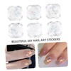 Mikinona Manicure Sequins Moon Star Design Shiny Makeup Sequins for