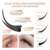 NAGARAKU Double Tips Flat Ellipse Eyelash Extensions Supplies 0.15 LC