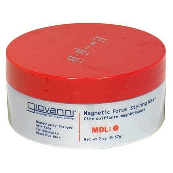 GIOVANNI Magnetic Force Styling Wax, 2 oz. Firm Hold, Conditions & Shines, Adds Fullness & Volume, Soothes Hair & Scalp (3 Pack)