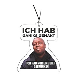 CME.Promo CME.Promo 2x Duftbaum Mit Ich Hab Ganiks Gemakt Motiv, Lustig Auto Duftspender, Tuning Car Air Freshener, Duftanh?nger Set