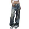 EMMIOL Women Wide Leg Jeans Trendy High Waisted Denim Pants