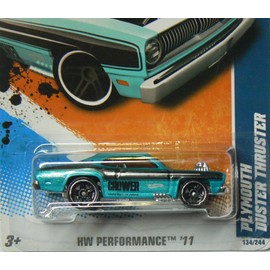 Hot Wheels Hw Performance '11 Aqua Plymouth Duster Thruster 134/244