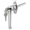 Prime-Line GD 52123 Door Handle Lock, Keyed, Diecast Zinc, Chrome