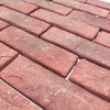 Jusmioke 40 Pcs Red Thin Brick Veneers, 2.4" x 7.9"