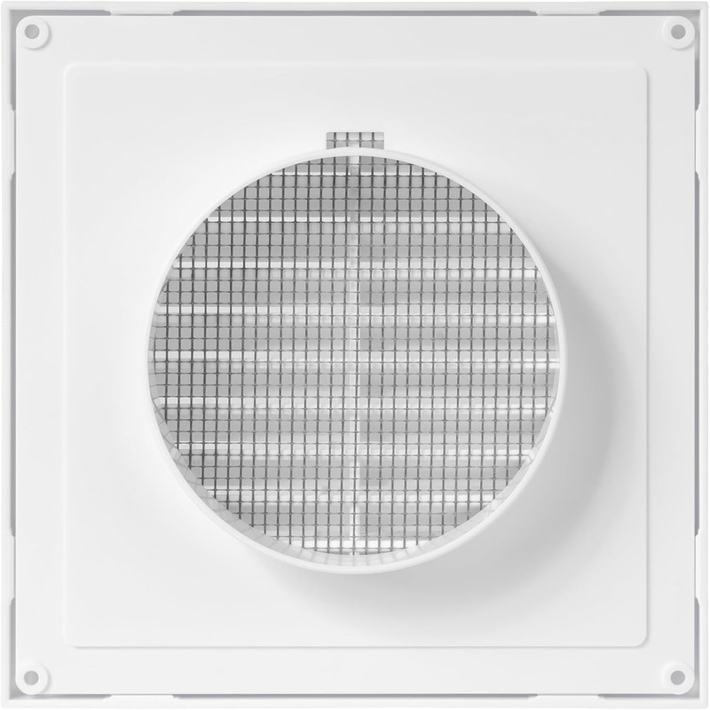 ECOPRO VENT White 4" Inch Ventilation Grille - Inside/Outside use